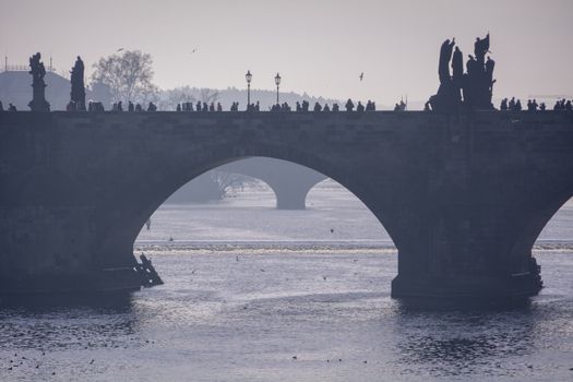 The streets of Prague. Prague, Czech Republic. 2014-01-05