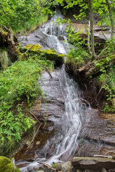 Nature attractions in europe - waterfall and landscape