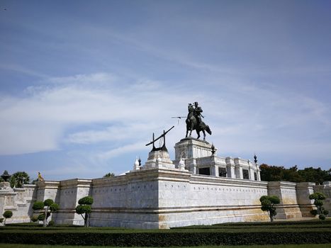 Monument of King Naresuan in Ayutthaya provide that old historical Thailand country