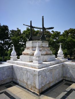 Monument of King Naresuan in Ayutthaya provide that old historical Thailand country

