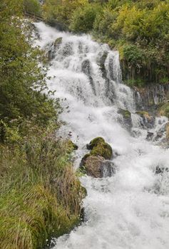 Cascate del Rio Bianco near Stenico, Northern Italy