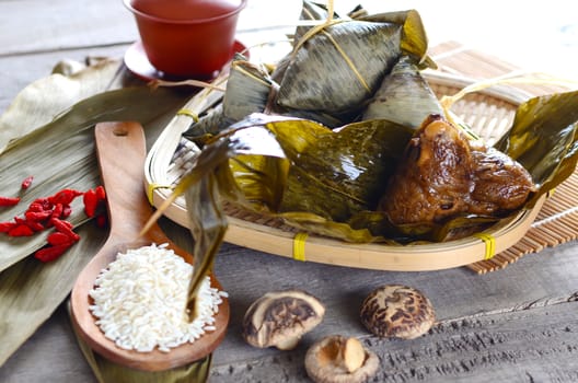 Asian Chinese Rice Dumpling, Zongzi