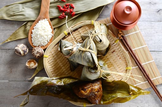 Asian Chinese Rice Dumpling, Zongzi