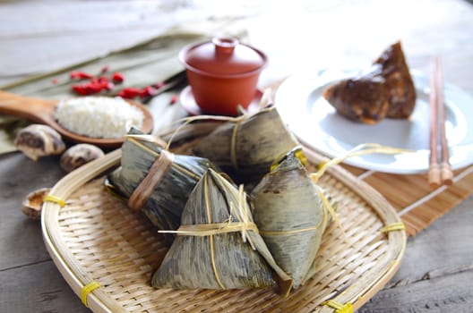 Asian Chinese Rice Dumpling, Zongzi