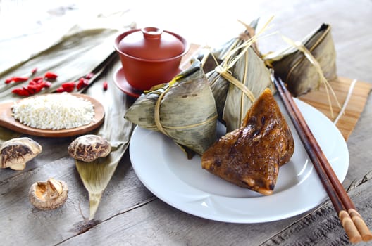 Asian Chinese Rice Dumpling, Zongzi