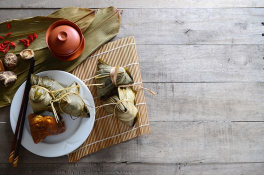 Asian Chinese Rice Dumpling, Zongzi