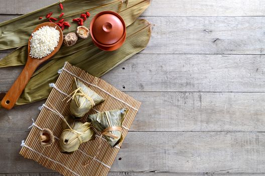 Asian Chinese Rice Dumpling, Zongzi