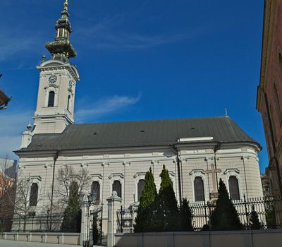 Orthodox cathedral in Pasiceva street, Novi Sad, Serbia