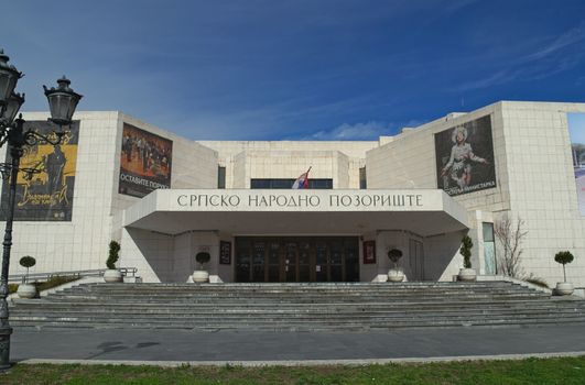 Serbian national theater in Novi Sad, Serbia