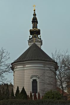 Orthodox cathedral in Pasiceva street, Novi Sad, SerbiaOrthodox cathedral in Pasiceva street, Novi Sad, Serbia, view from the back