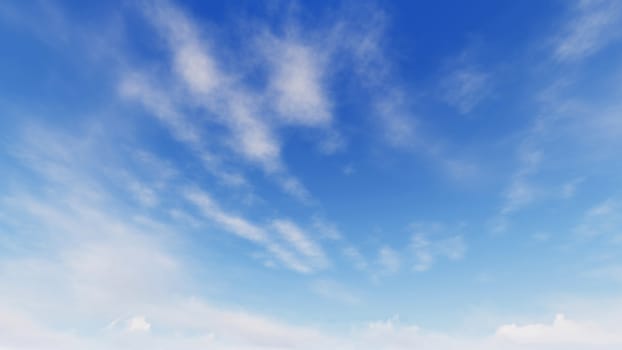 Cloudy blue sky abstract background, blue sky background with tiny clouds, 3d illustration