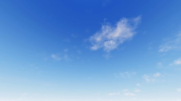 Cloudy blue sky abstract background, blue sky background with tiny clouds, 3d illustration