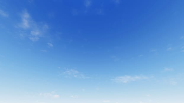 Cloudy blue sky abstract background, blue sky background with tiny clouds, 3d illustration