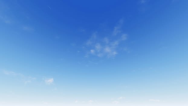 Cloudy blue sky abstract background, blue sky background with tiny clouds, 3d illustration