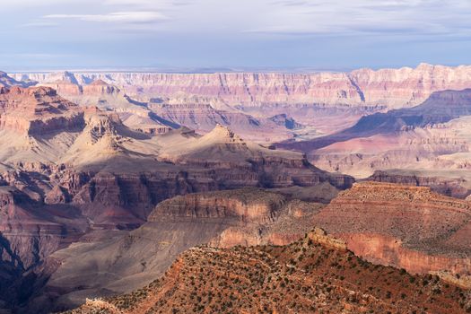 South rim of Grand Canyon in Arizona USA