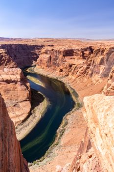 Horseshoe bend with colorado river Grand Canyon at Page Arizona USA
