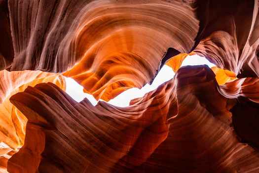 Lower Antelope Canyon in the Navajo Reservation near Page, Arizona USA