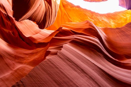 Lower Antelope Canyon in the Navajo Reservation near Page, Arizona USA