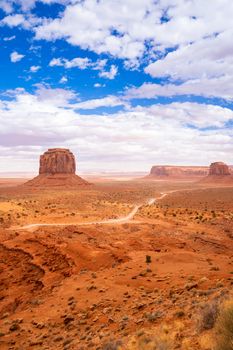 Monument Valley Navajo Tribal Park in Utah USA