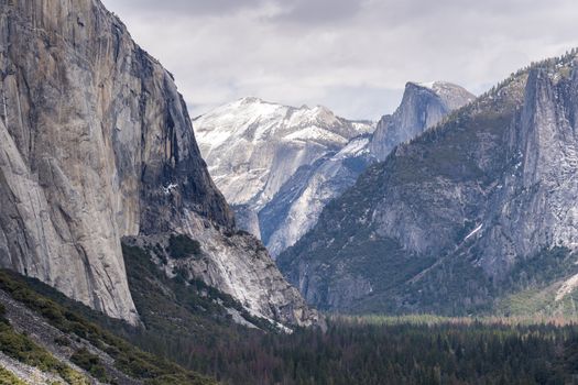 Tunnel View of Yosemite national Park in California San Francisco USA