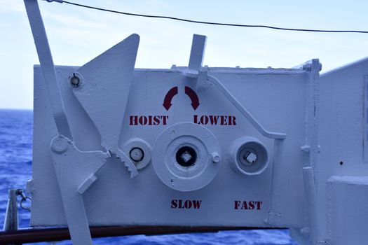 Stock pictures of machinery in an ocean ship
