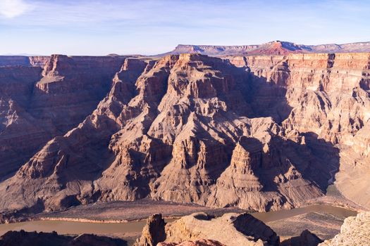 West rim of Grand Canyon in Arizona USA