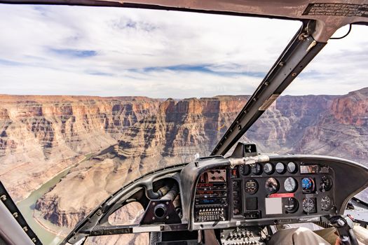 West rim of Grand Canyon in Arizona USA