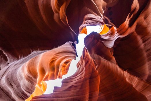 Lower Antelope Canyon in the Navajo Reservation near Page, Arizona USA