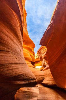 Lower Antelope Canyon in the Navajo Reservation near Page, Arizona USA