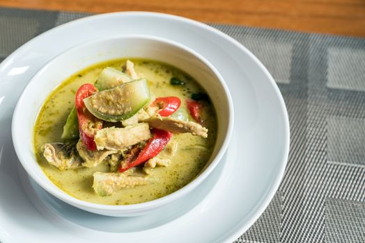 Chicken Green curry Thai Food