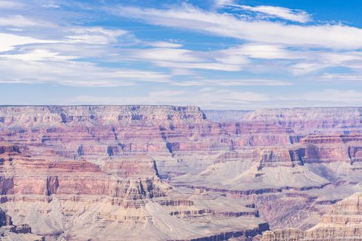 South rim of Grand Canyon in Arizona USA