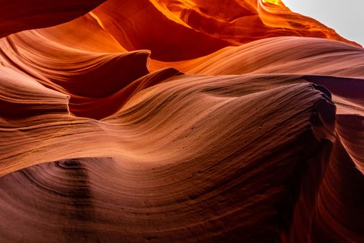 Lower Antelope Canyon in the Navajo Reservation near Page, Arizona USA