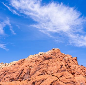 Red Rock Canyon National Conservation Area in Las Vegas Nevada USA Panorama