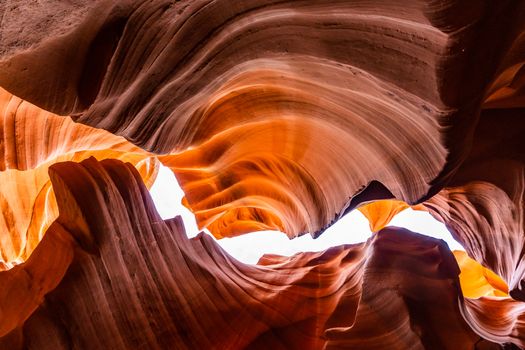 Lower Antelope Canyon in the Navajo Reservation near Page, Arizona USA