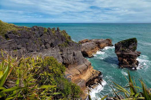 Pancake Rocks near Punakaiki