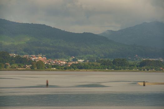 Landscape of Northern Spain from the Portuguese coast