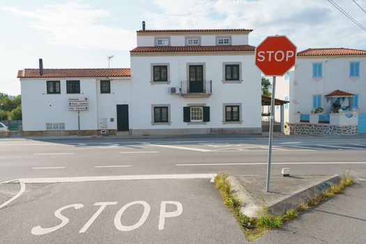 Clean and beautiful streets of small towns of northern Portugal