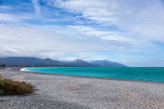 Beach near Kaikoura in New Zealand