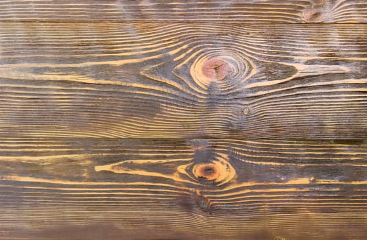 Background of a surface of the old wooden planks darkened with time
