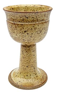 Isolated wine chalice with no pattern