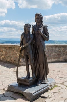 memorial of Ilona Zrini in the castle of the palanoks Mukachevo