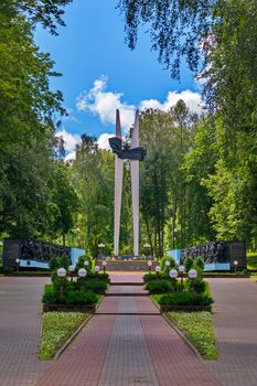 The memorial is located in a beautiful place, a reminder of the history of the past years