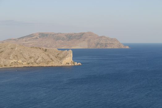 high sandy peninsulas in the middle of the boundless sea