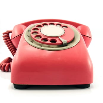 retro red phone