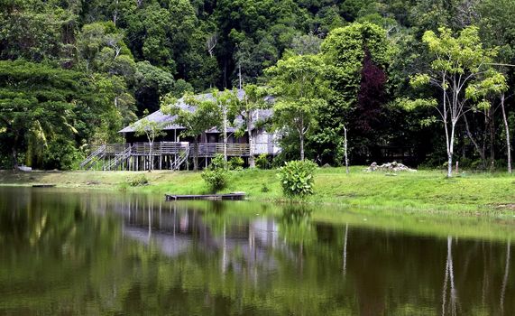 long house in Kuching 