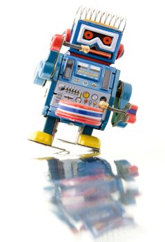 retro robot toy