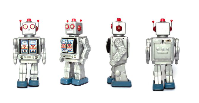retro robot toy 