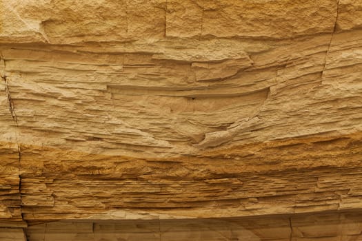 Texture of red sand stone with visible layers