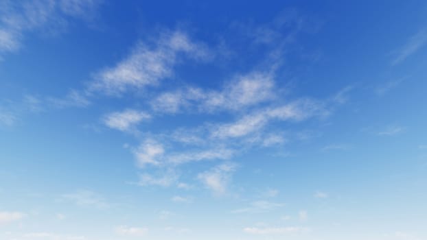 Cloudy blue sky abstract background, blue sky background with tiny clouds, 3d illustration