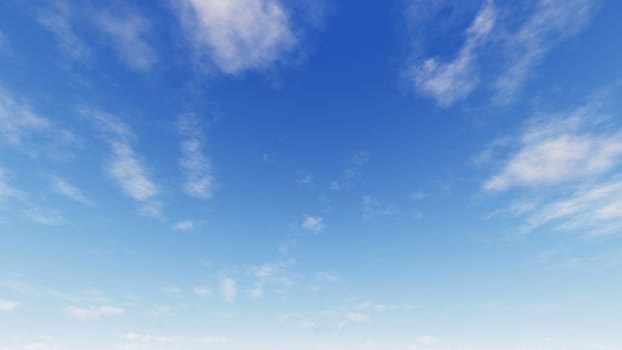 Cloudy blue sky abstract background, blue sky background with tiny clouds, 3d illustration